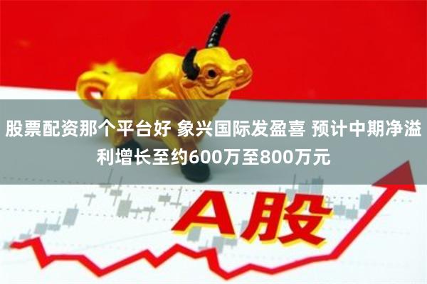 股票配资那个平台好 象兴国际发盈喜 预计中期净溢利增长至约600万至800万元